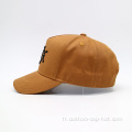 Design de mode Coton Brown Chapeaux Baseball Cap